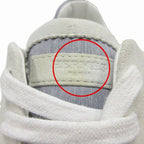 Hermes Bouncing Sneakers Shoes Logo Suede Leather 42) Gray White — view 9