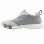 Hermes Bouncing Sneakers Shoes Logo Suede Leather 42) Gray White — view 2