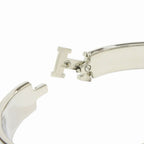 Hermes Clic Bracelet Bangle GM Silver Lila Light Purple — view 4