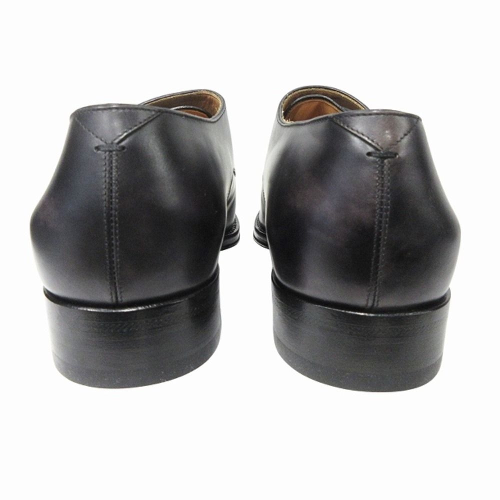 Louis Vuitton Double Monk Strap Dress Business Shoes Leather Silver Black — view 4