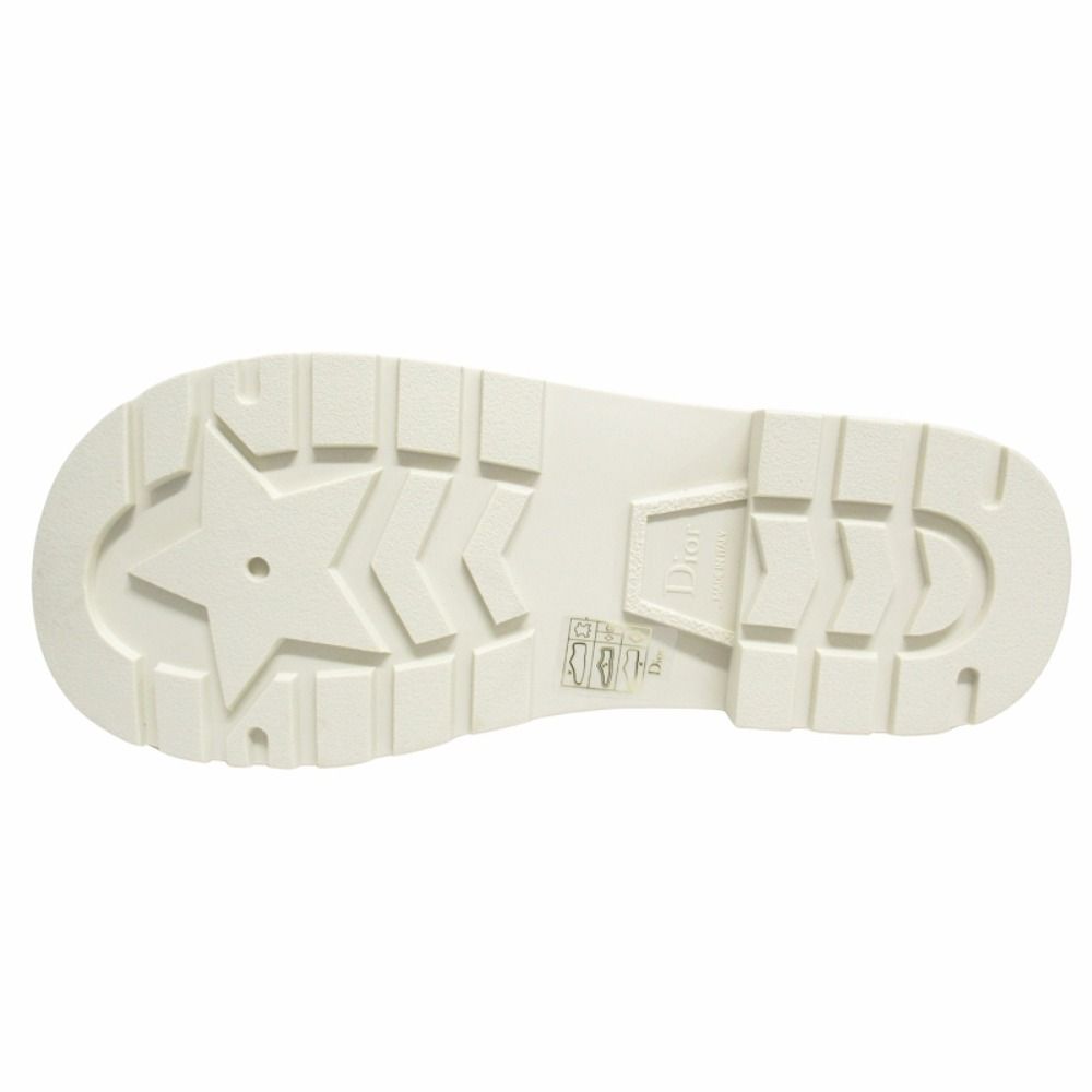Dior Quake Leather Sandals Platform Shoes 37 White — view 5
