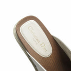 Dior Quake Leather Sandals Platform Shoes 37 White — view 6