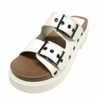 Dior Quake Leather Sandals Platform Shoes 37 White — view 3