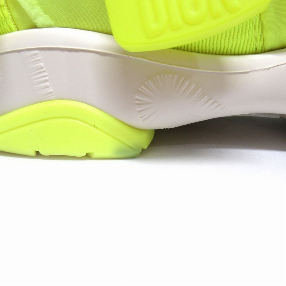 Dior D Wonder Slide Sandals Logo Belt Platform Shoes 38 Yellow — view 8