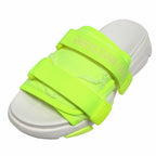 Dior D Wonder Slide Sandals Logo Belt Platform Shoes 38 Yellow — view 3