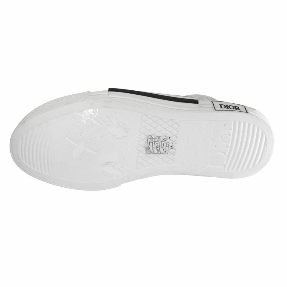 Dior Oak League High Top Sneakers Cut Shoes Logo Trotter 38 White — view 6