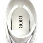 Dior Oak League High Top Sneakers Cut Shoes Logo Trotter 38 White — view 4