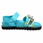 Louis Vuitton Paseo Line Chain Monogram Sandals Shoes Leather — view 2
