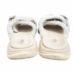 Dior Town Oblique Jacquard Shearling Sandals Shoes Trotter 40 Beige Brown — view 7