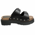 Dior Quake Leather Strap Sandals Shoes 37 Black — view 2