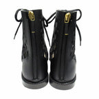 Dior D Trap Mesh Leather Sandals Boots Shoes 37 Black — view 5