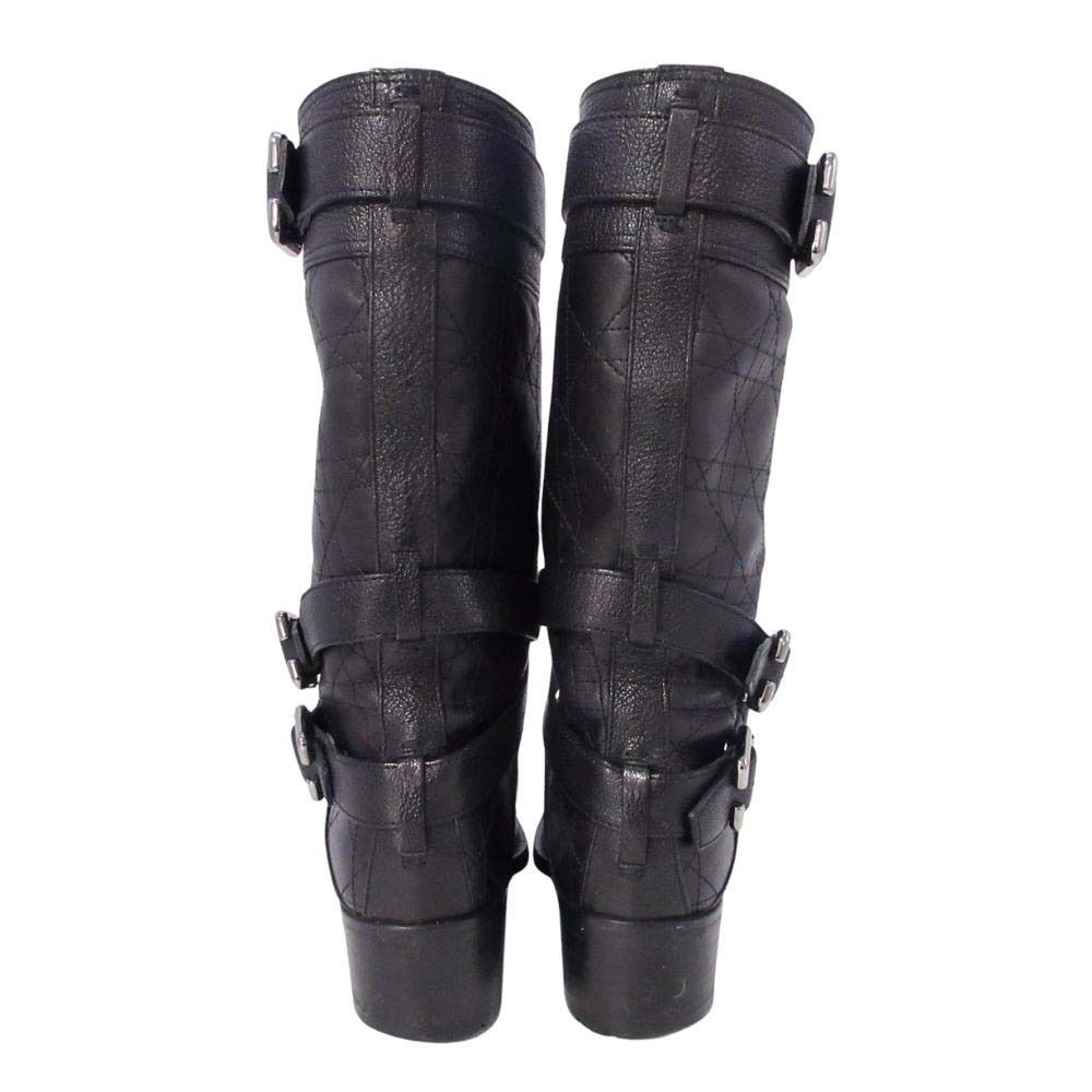 Dior Biker Cannage Low Boot Boots Black — view 5