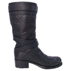 Dior Biker Cannage Low Boot Boots Black — view 4