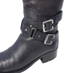 Dior Biker Cannage Low Boot Boots Black — view 8