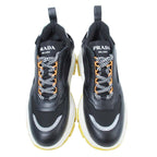 Prada Block Sneakers Volume Sole Low Top Platform Shoes Logo 37.5 Black — view 2
