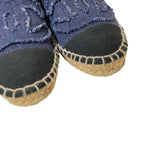Chanel 14c CC Logo Espadrilles 35 Navy — view 6