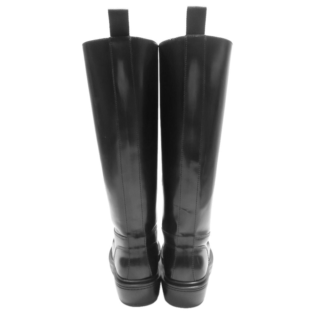 Bottega Veneta Fireman Long Boots Shoes Leather 36 Black — view 3
