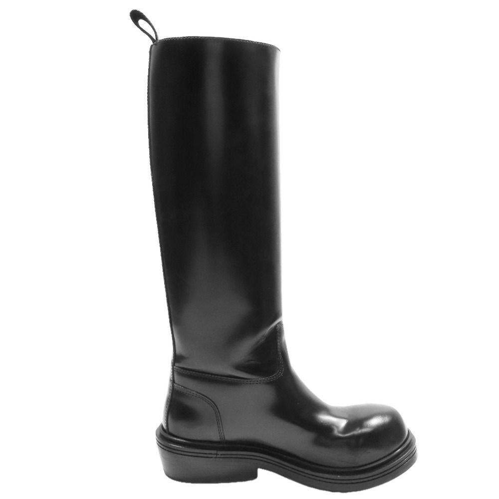 Bottega Veneta Fireman Long Boots Shoes Leather 36 Black — view 4