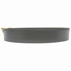 Hermes Buckle Reversible Belt Leather Constance Gold Vintage 70 cm Gray Black — view 2
