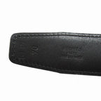 Hermes Buckle Reversible Belt Leather Constance Gold Vintage 70 cm Gray Black — view 8