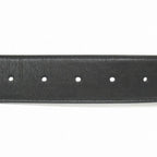 Dior Oblique Perforated Leather Belt Reversible CD Logo Silver Black — view 5