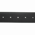 Dior Oblique Perforated Leather Belt Reversible CD Logo Silver Black — view 6