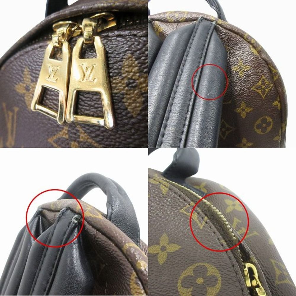 Louis Vuitton Palm Springs Backpack PM Monogram Brown — view 8