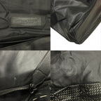 Bottega Veneta Perforated Messenger Bag Shoulder Intrecciato Black — view 9