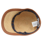 Hermes Garance Hemp Leather Cap Hat Series Logo 57 Natural — view 4