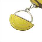 Hermes in the Loop Coin Case Wallet Purse Card Chaine D'ancre Leather Yellow — view 3