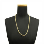 Dior Twist Chain Necklace Vintage 60 cm Gold Silver — view 6