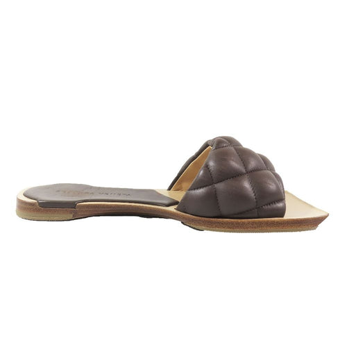 Bottega Veneta Intrecciato Leather Slides Padded Sandals Quilted Shoes — view 2