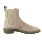 Hermes Suede Vovelore Leather Side Gore Boots Chelsea Short Shoes 44 Beige — view 2