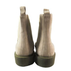 Hermes Suede Vovelore Leather Side Gore Boots Chelsea Short Shoes 44 Beige — view 5
