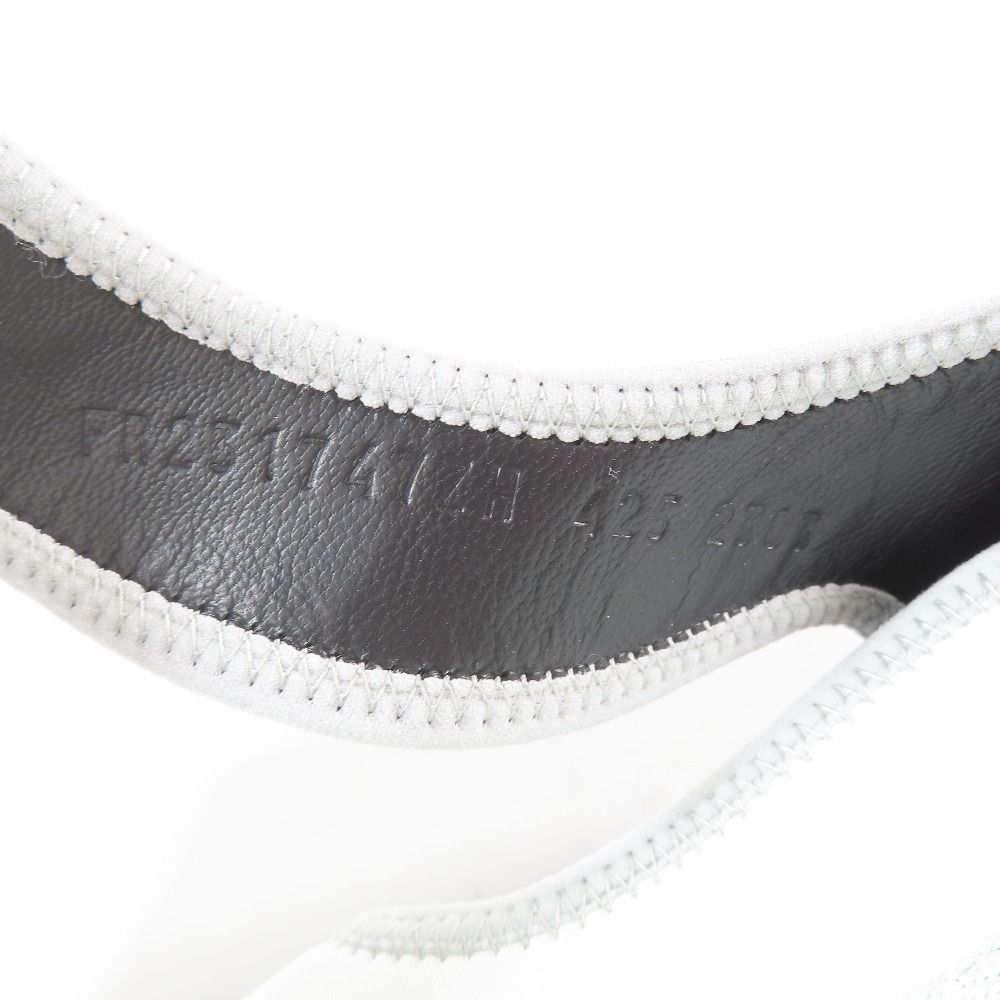 Hermes Giorno Sandals Shoes Technical Jersey Velcro 42.5 Gray Black — view 7