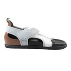 Hermes Giorno Sandals Shoes Technical Jersey Velcro 42.5 Gray Black — view 2