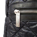Chanel CC Logo Quilted Backpack Purse Black — view 8