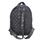 Chanel CC Logo Quilted Backpack Purse Black — view 3