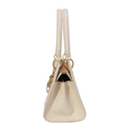 Dior Horizontal Lady Handbag Logo Charm Cannage Bag Beige — view 4