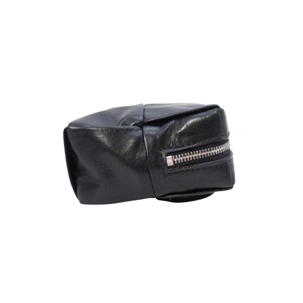 Bottega Veneta Maxi Intrecciato Leather Cassette Belt Pochette Pouch 95 cm Black — view 4