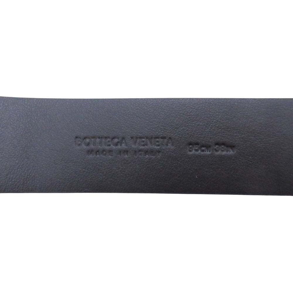 Bottega Veneta Maxi Intrecciato Leather Cassette Belt Pochette Pouch 95 cm Black — view 9