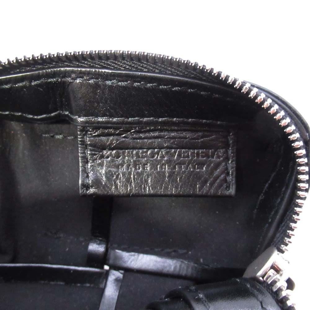 Bottega Veneta Maxi Intrecciato Leather Cassette Belt Pochette Pouch 95 cm Black — view 8