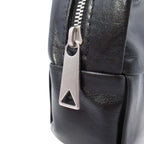 Bottega Veneta Maxi Intrecciato Leather Cassette Belt Pochette Pouch 95 cm Black — view 7