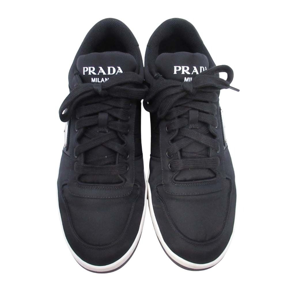 Prada Re-Nylon Triangle Logo Sneakers Shoes Plate 7 Black — view 2