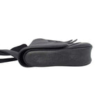 Dior Saddle Bag Crossbody Gray Calfskin Purse Black — view 6