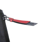 Prada Robot Metal Applique Pouch Clutch Nylon Triangle Plate Black — view 4