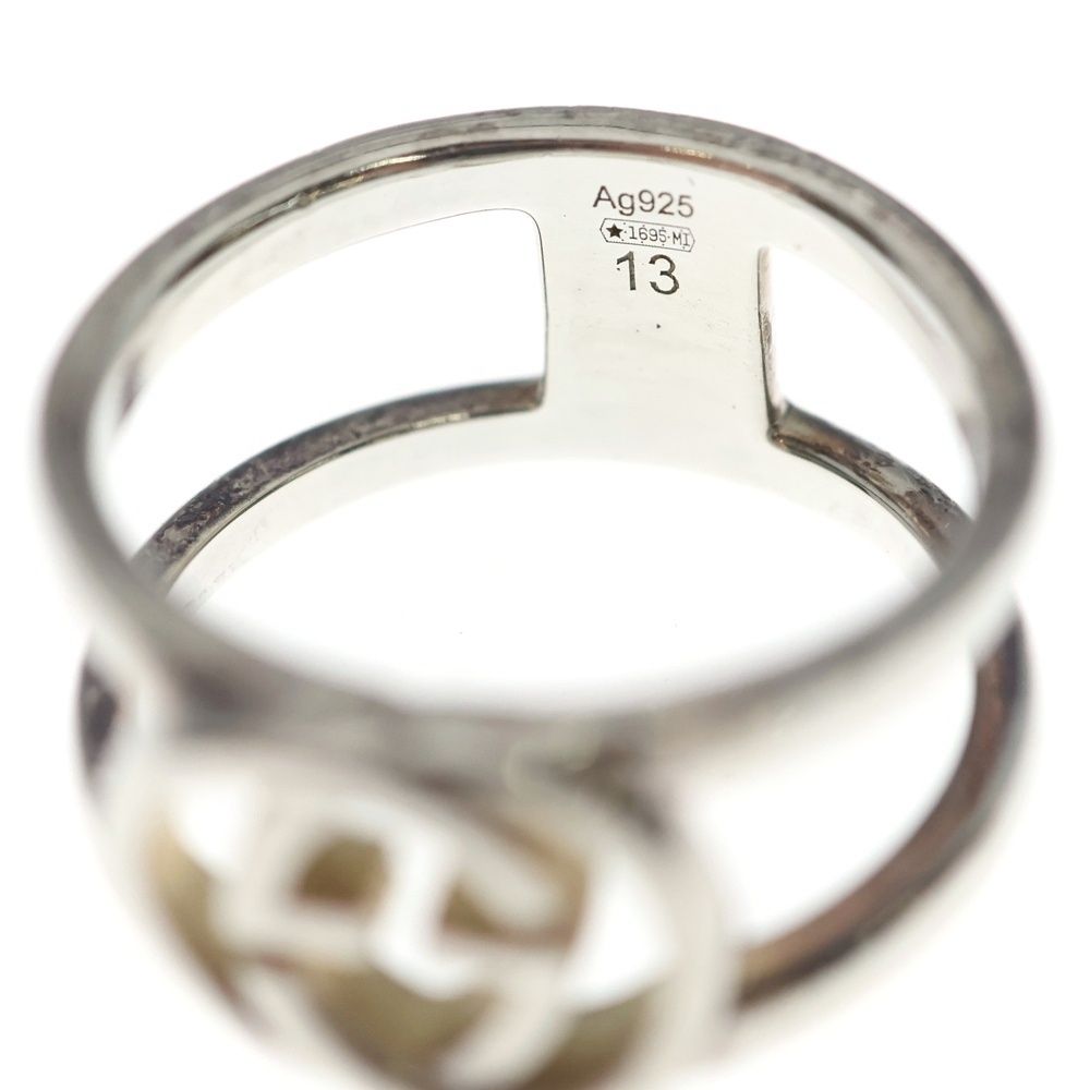 Gucci Interlocking Ring 925 Sterling Silver — view 6