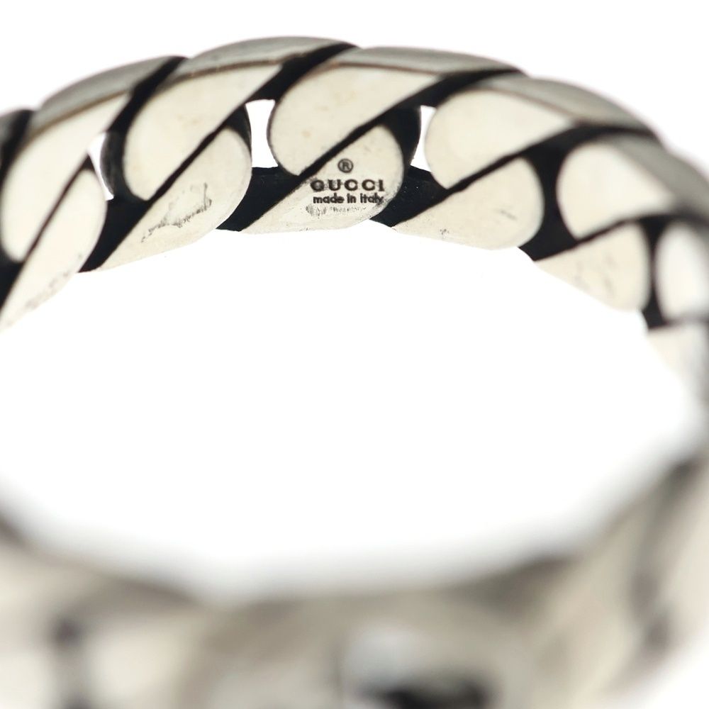 Gucci Interlocking Wide Ring Silver — view 6