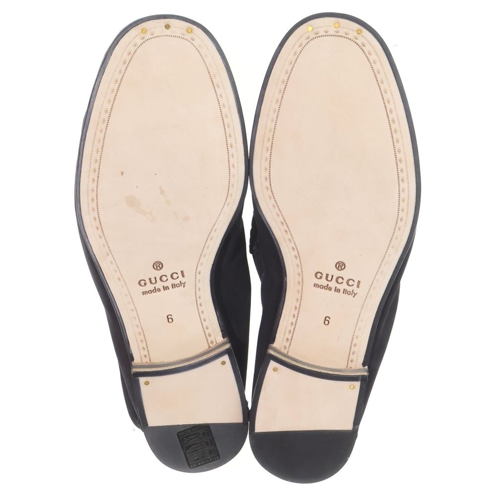 Gucci Horsebit Loafer Leather Loafers Low Cut Shoes Black — view 5