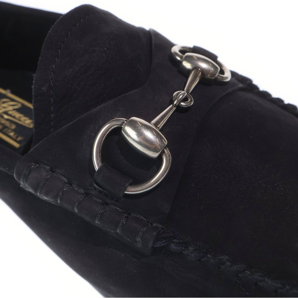 Gucci Horsebit Loafer Leather Loafers Low Cut Shoes Black — view 6